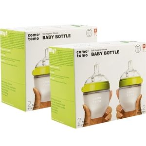 Geen Comotomo Natural Feel Baby Bottle 5 ounce (4 bottles)